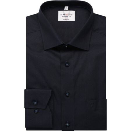 Marvelis Navy Modern Fit Shirt