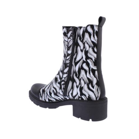 Adesso Norah Black Flame Combat Boots