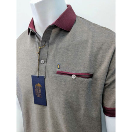 Gabicci Granola Brown Polo Shirt