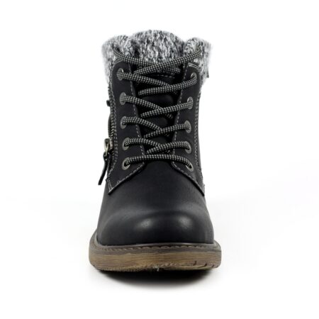 Lunar Benson Black Waterproof Ankle Boots