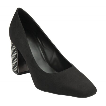 Lotus Cassidy Black Block Heel Dress Shoes