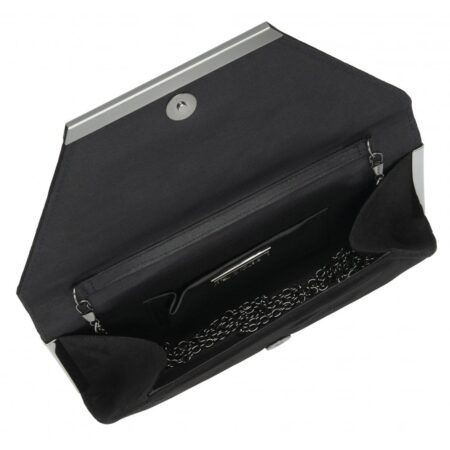 Lotus Eloise Black Diamante Evening Bag