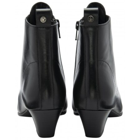 Lotus Lorissa Black Leather Ankle Boots