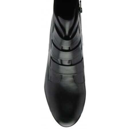 Lotus Lorissa Black Leather Ankle Boots