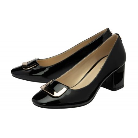 Lotus Aubrey Black Patent Dress Shoes