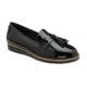 Lotus York Black Patent Loafers