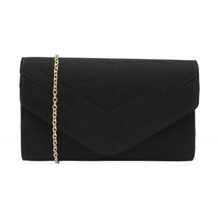 Lotus Gazelle Black Clutch Evening Bag