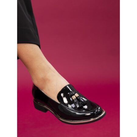 Lunar Blaker Black Patent Loafers