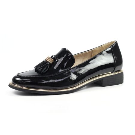 Lunar Blaker Black Patent Loafers