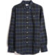 Farah Foster Navy and Green Check Shirt