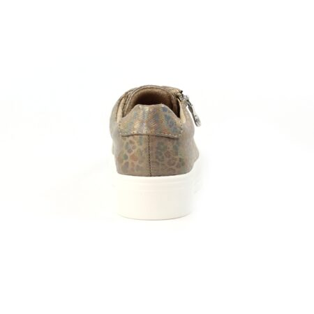 Lunar Charm Taupe Leopard Trainers