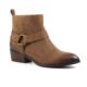 Lunar Dixie Brown Western Ankle Boots-GLE100