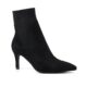 Lunar Limbo Black Sock Heeled Ankle Boots