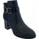 Lotus Adelaide Navy Heeled Ankle Boots