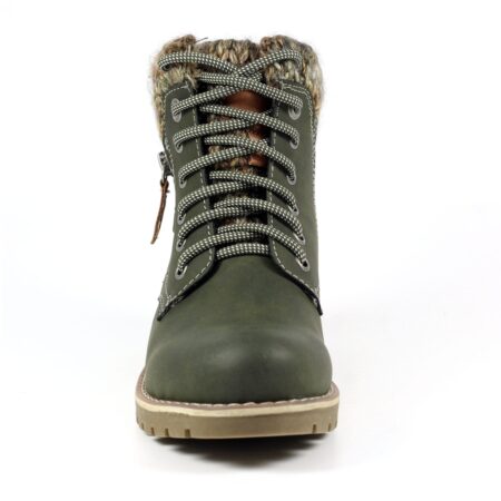 Lunar Millie Olive Waterproof Ankle Boots