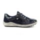 Lunar Napier Navy Patent Flat Trainers