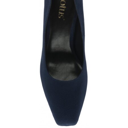 Lotus Cassidy Navy Block Heel Dress Shoes