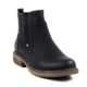 Lunar Roxie Black Flat Ankle Boots