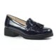 Lunar Vivi Navy Patent Loafers