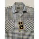 Carabou Navy and Khaki Check Shirt