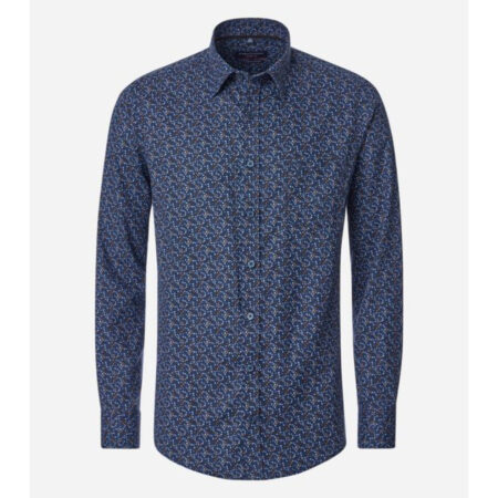 Casa Moda Navy Patterned Shirt