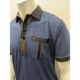 Gabicci Storm Blue with Navy Trim Polo Shirt