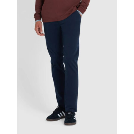 Farah Elm Navy Chino Trousers