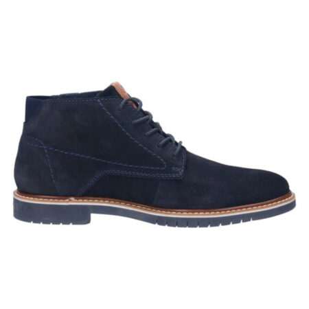 Bugatti Caj Navy Suede Ankle Boots