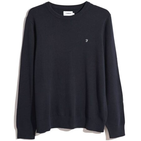 Farah Ludlow Navy Knit Jumper