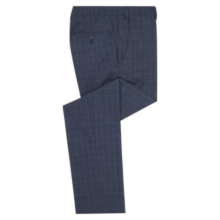 Remus Uomo Petro Blue Check Mix & Match Suit Trousers