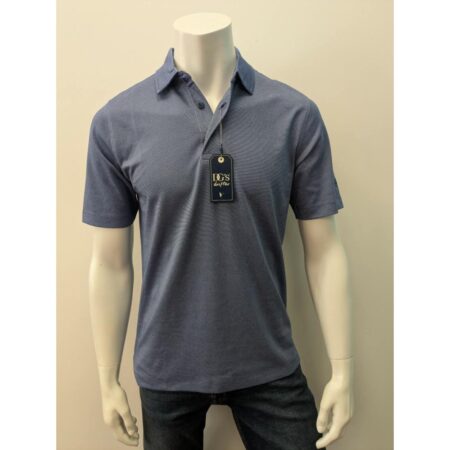 Drifter Blue Lightweight Polo Shirt