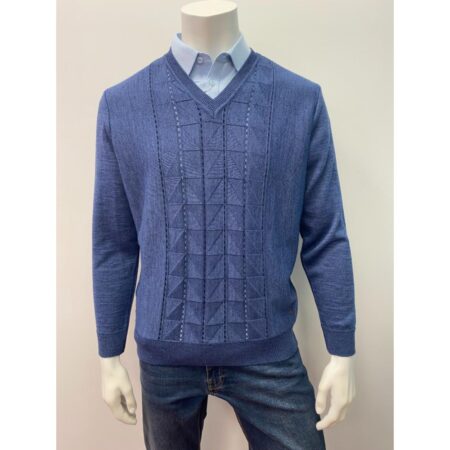 Gabicci blue v neck jumper