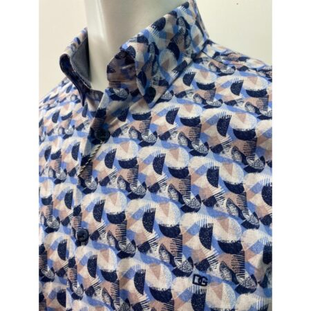 DG Drifter blue patterned short sleeve shirt