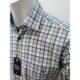 DG Drifter blue and fawn check short sleeve shirt