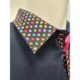 Claudio Lugli Navy Polo Shirt with fancy trim
